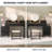 Foivos Makeup Vanity Desk with Mirror and Stool-28280497