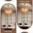 Kancler 36" 6-Lights Luxury Large Tiered Round Smoke Glass Gold Chandelier(Bulbs Included)-1271444367