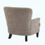Fauteuil club moderne rembourré Boucle