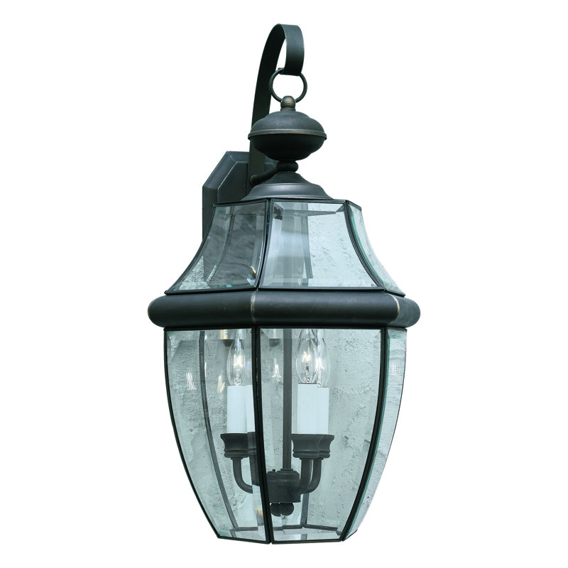 Lanterne murale d’extérieur 2 lumières del Liveva, Bronze Royal, H 21 po x l 10 po x P 10 po