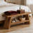 Entryway Bench,2-Tier Shoe Bench,Rectangular Bed Bench