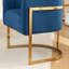 Chaises de salle à manger rembourrées en velours 19 po Sistrunk-772603335-772603338