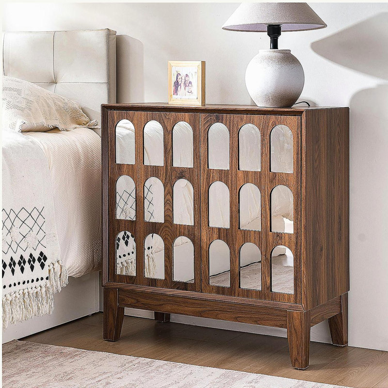 Double Door Cabinet, Walnut