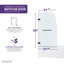 Porte de baignoire pivotante sans cadre V 31,5 po x 56 po Vensea Series