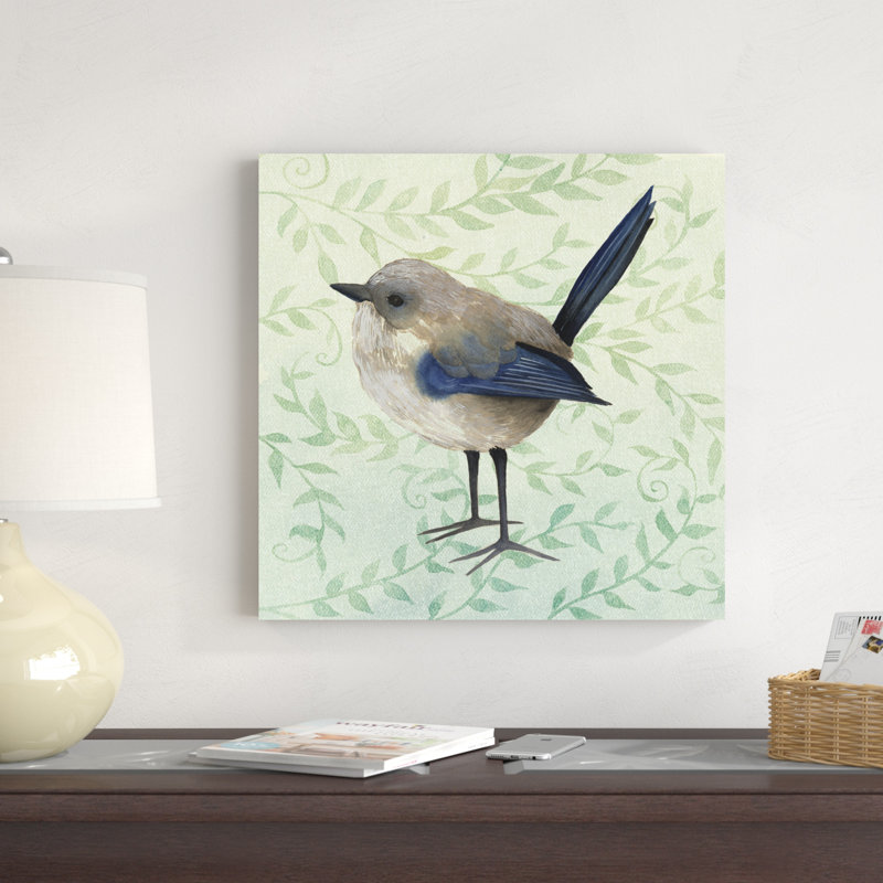Petit oiseau III, H 12 po x l 12 po x P 1,25 po