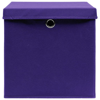 Storage Boxes with Lids Fabric