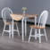 Donaven 2 - Person Solid Wood Solid Wood Top Four Leg Dining Set