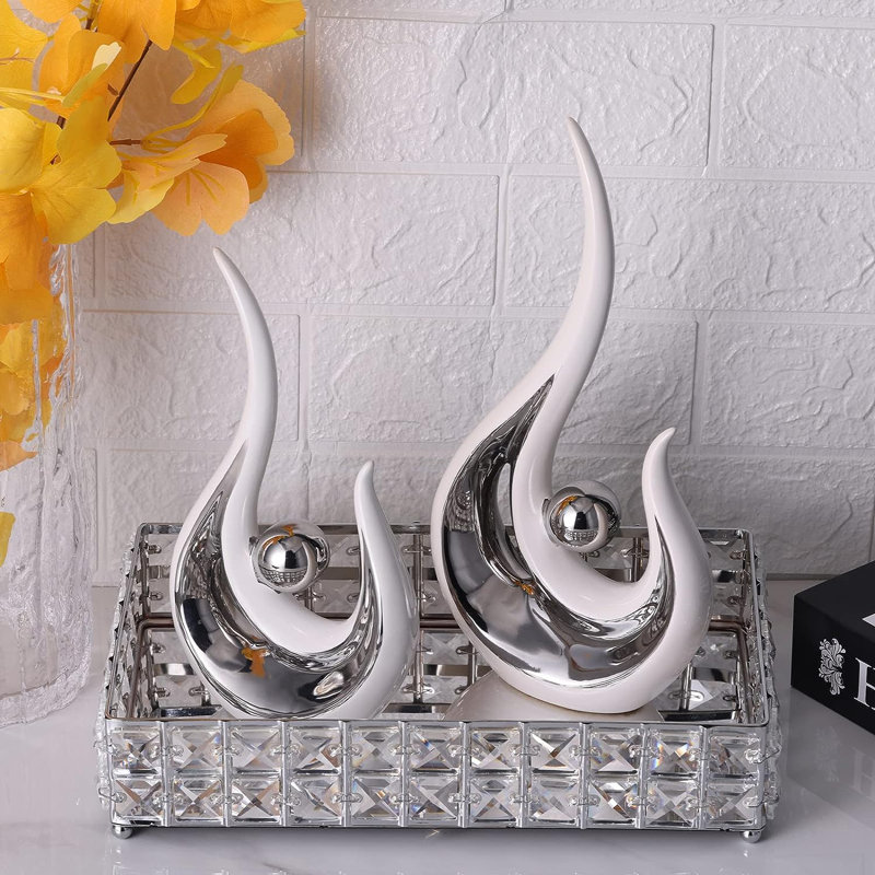 Jesenia Figurines & Sculptures, White