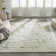 Cloudscape Hand-Knotted Wool Shag White/Cream/Green Area Rug