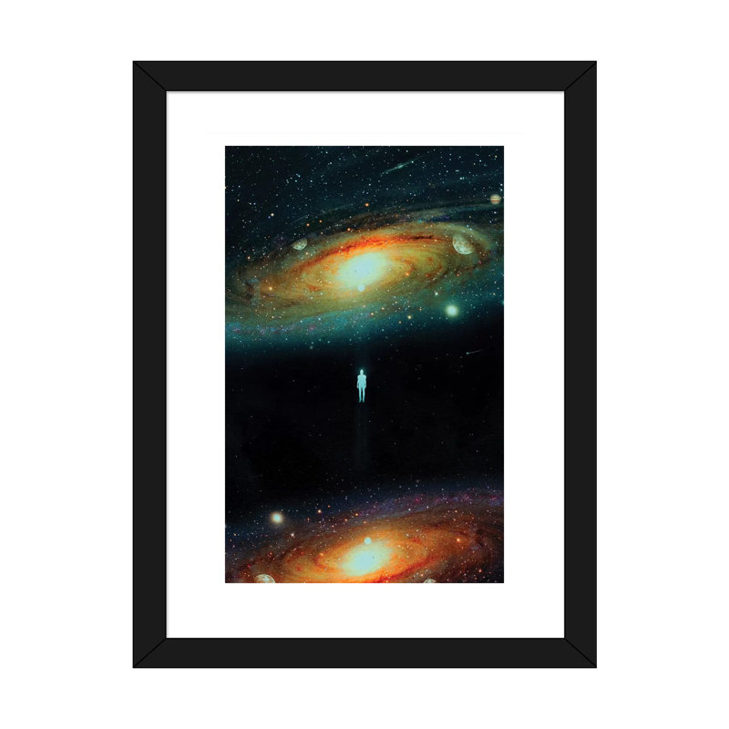 Univers parallèle par Nicepurge-imprimé, Cadre noir, H 24 po x l 16 po x P 1 po