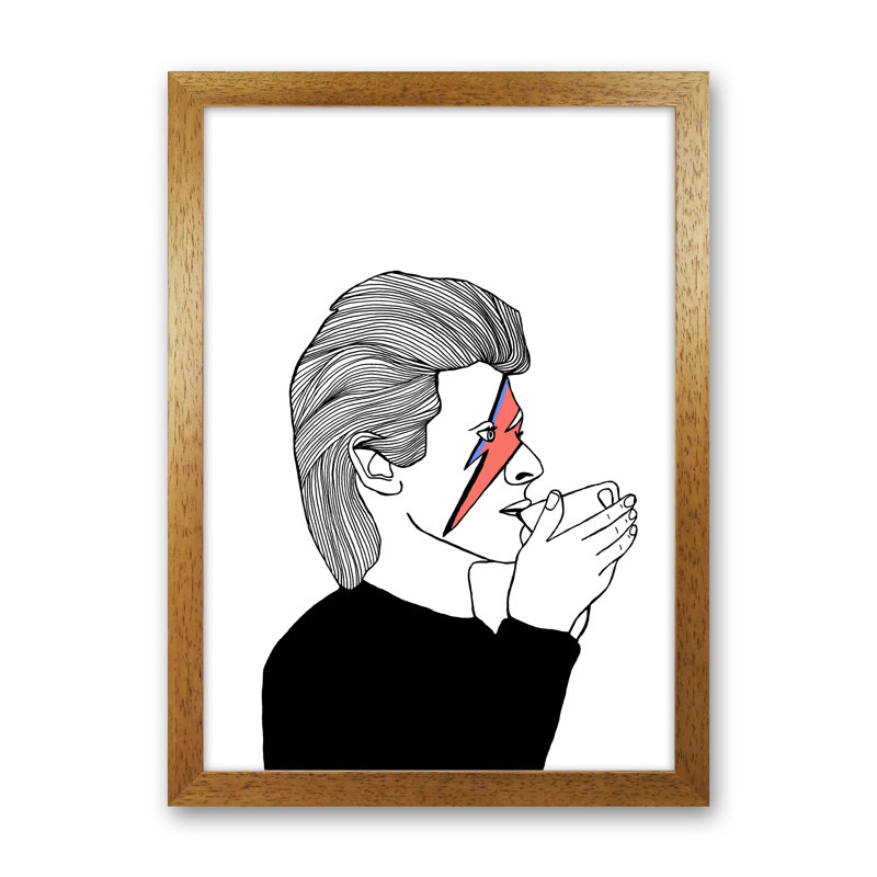 Xziggy by Carissa Tanton - Print, Oak Framed, 88cm H x 64cm W x 3cm D