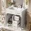 Meuble-lavabo 30 po avec lavabo en céramique-298764497