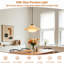 Luminaire suspendu Mid-Century doré nordique-493659