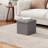 Foldable Fabric Storage Ottoman Bench – Versatile Seat With Hidden Storage Compartment