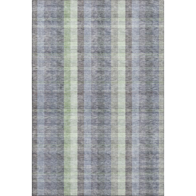 Premium Machine Washable Prisco Pewter Rug