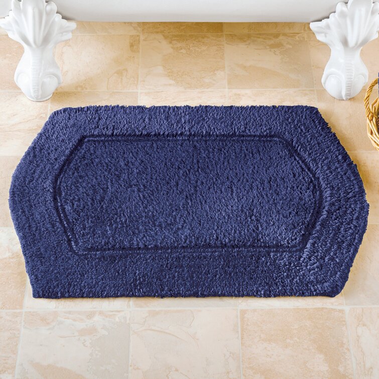 Clarissa Solid Color Bath Rug Eider & Ivory