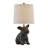 18" Resin Pig Table Lamp With Shade-611404054-611404048