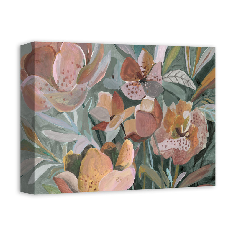 Jardin sauvage sur toile, H 11 po x l 14 po x P 1,25 po, Sans cadre