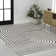 Tapis noir / blanc Odense
