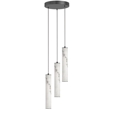 Luminaire suspendu 3 lumières DEL Reuben