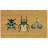 Beetle and Bugs Blue Animal Doormat
