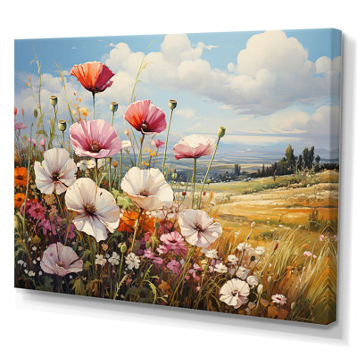 Wildflowers Majestic Blossoms Land, reproduction d'art sur toile