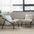 Ayatt Modern Metal Frame Sling Accent Armchair-1990329867