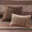 Ensemble d'édredon 7 pièces Red Cal King-117508897-117508900