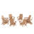 Joubert Foldable Outdoor Adirondack Set-91480520