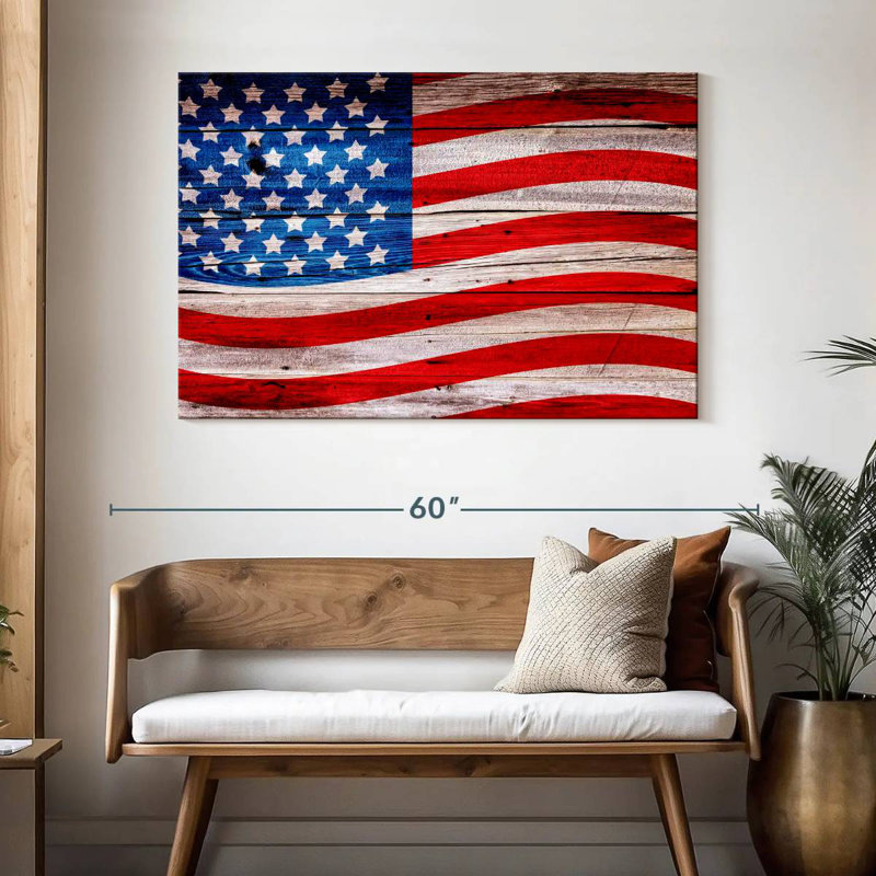 Borges Printed American Flag