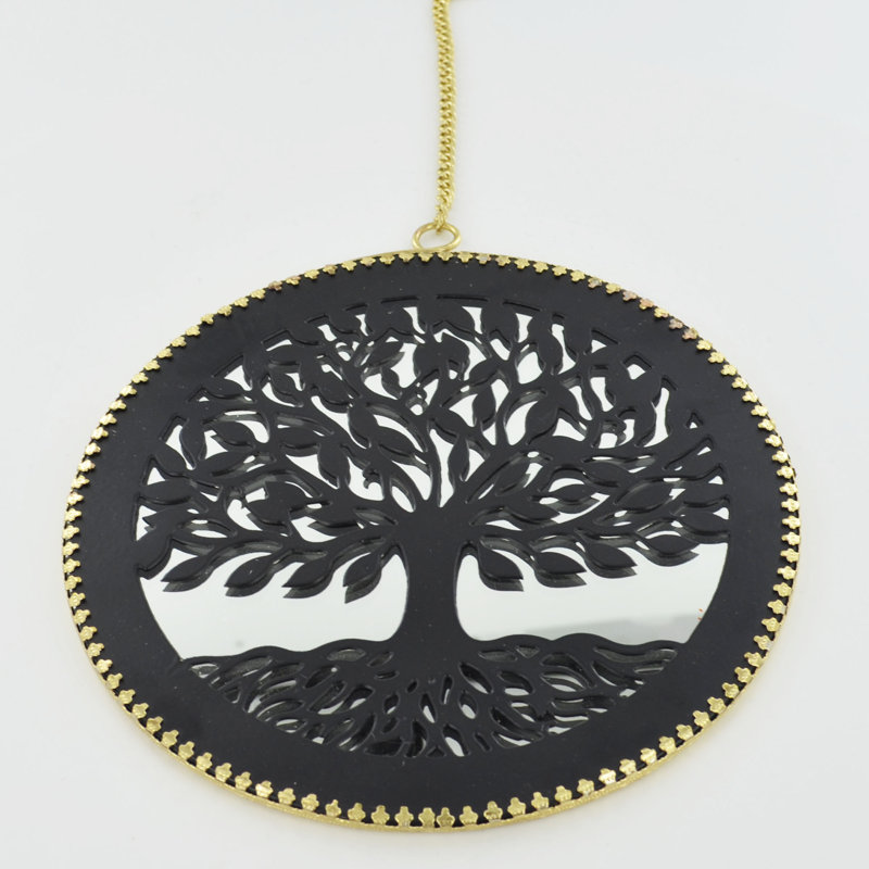 Delancey Metal Flat Mirror, Tree of Life