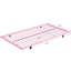 Lit superposé en métal avec lit gigogne rose - Délice de chambre à coucher moderne, conception d'espace, construction durable, fonctionnement silencieux et stable, grande capacité de charge, escalier sécuritaire inclus, lit simple