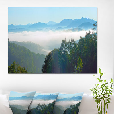 «Morning in Blue Ridge Parkway», reproduction de photo sur toile tendue
