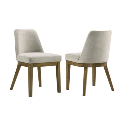 Ensemble de 2 chaises d'appoint rembourrées