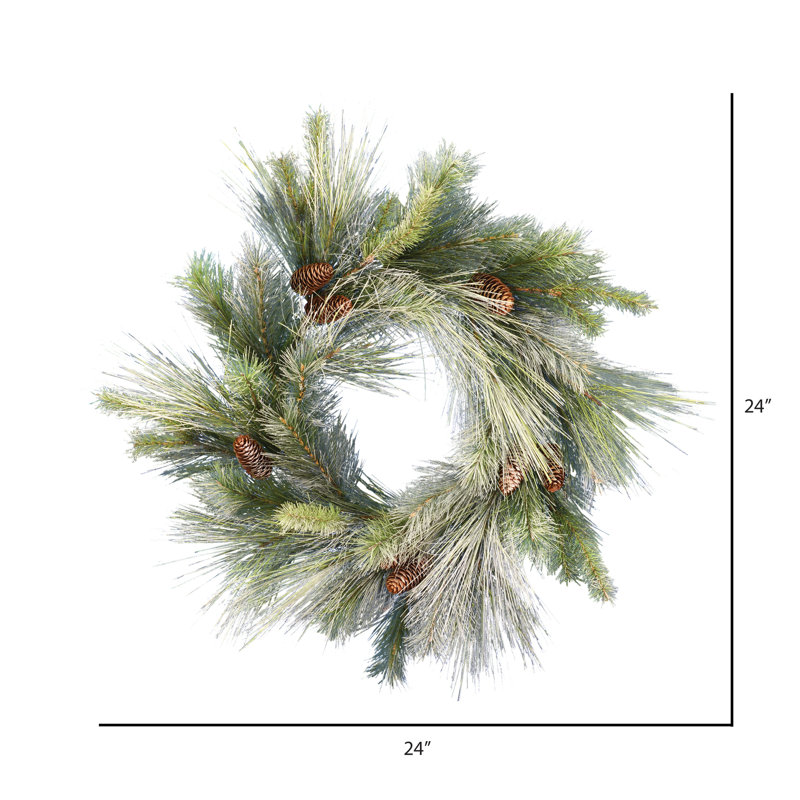 Arbre de Noël artificiel Frosted Myer Pine, 24 po