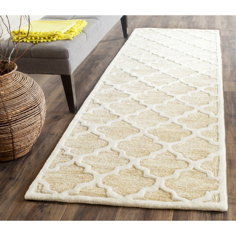 Precious Hand Tufted Performance Geometric Rug, Runner 2'6" x 12'