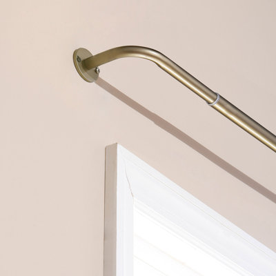 Stefano Adjustable 0.63" Single Curtain Rod