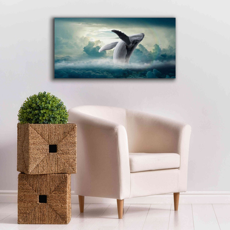 Affer Weightlessness - Wrapped Canvas Print, 20" H x 40" W x 1.5" D