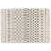 Tapis imitation cachemire à rayures géométriques