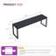 Allanah Metal Outdoor Bench-1532842124