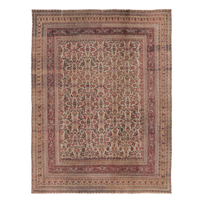 Antique 20Th Century Doroksh Rug In Jewel Tones With Paisley Design - Rug & Kilim