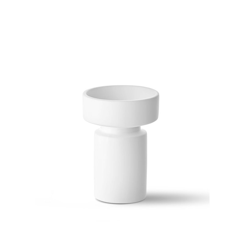Ceramic Tabletop Candlestick, 21cm H x 13cm W x 13cm D