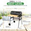 House Of Home BBQ 95cm W Barrel Charcoal Grill