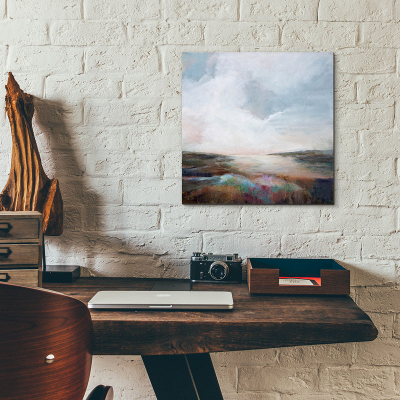 «Solitude» par Karen Hale, acrylique, H 12 po x l 12 po x P 0,13 po