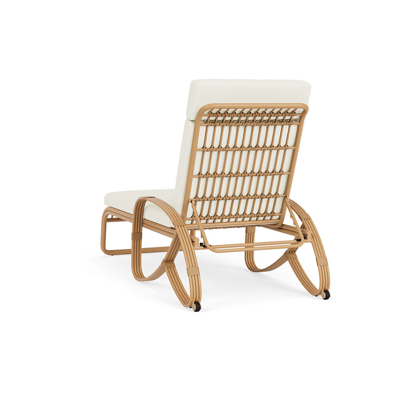 Riviera Outdoor Chaise Lounge, Sailcloth Salt
