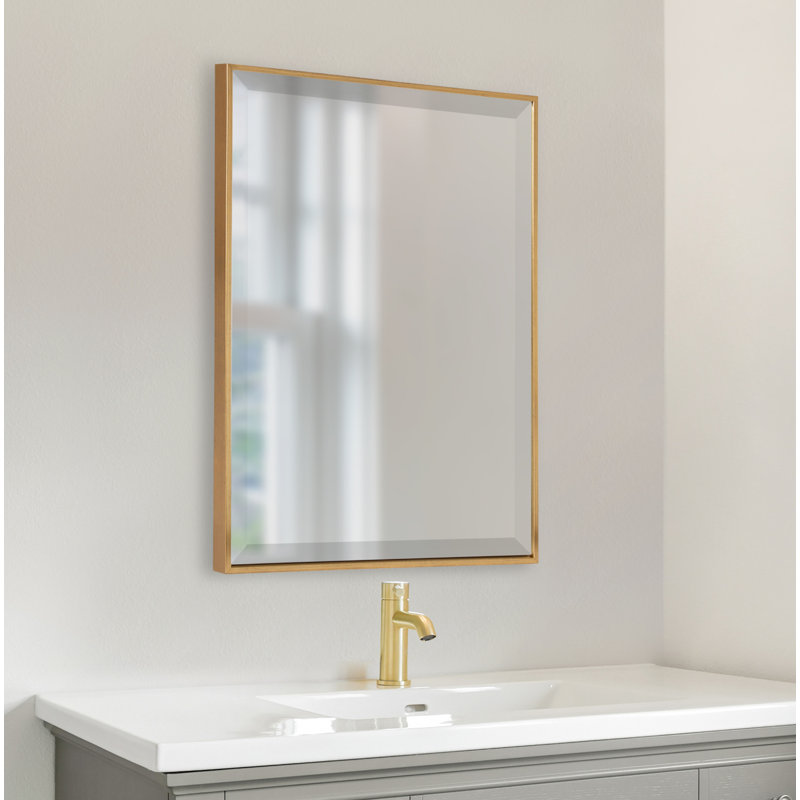 Logsdon Flat Mirror, 22" x 28" , Gold