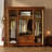 American Retro Light Luxury Brown Wardrobe