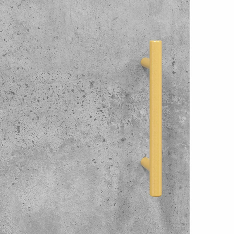 Minhal 69.5cm Sideboard, Concrete Grey
