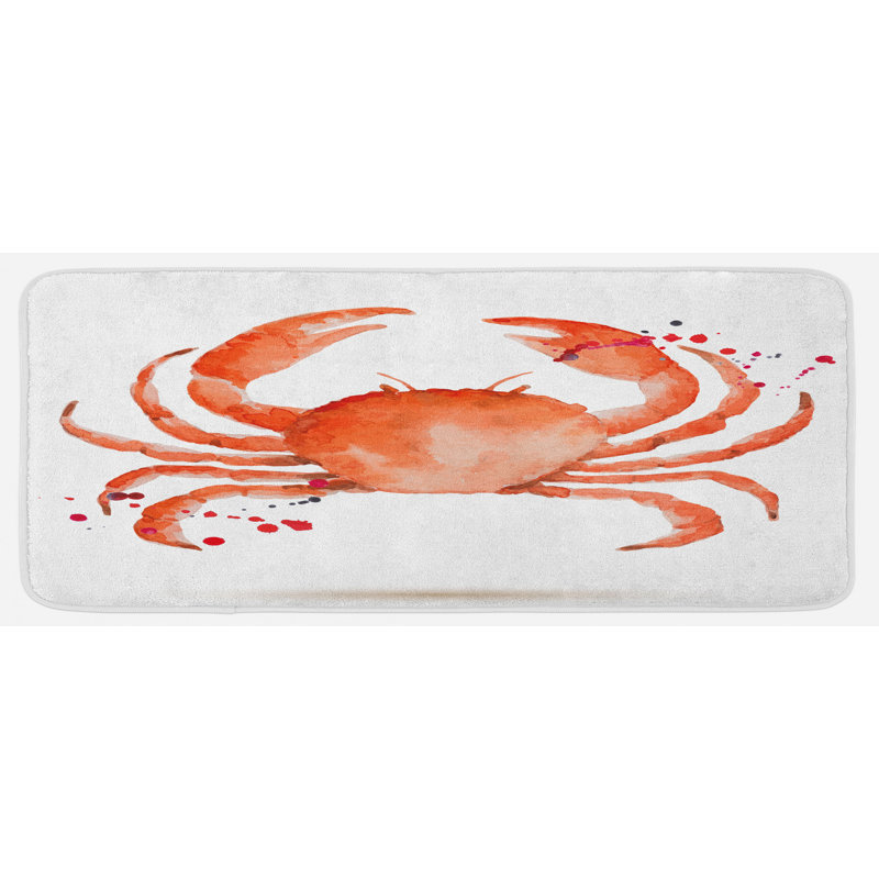 Tapis de cuisine crabes