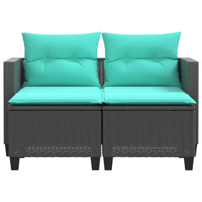 48'' Wide Rectangle Patio Sofa with Cushions